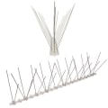 Miniatyrbillede 1 af 5: 1 meter anti-due piges pigge 3 rækker i polycarbonat - kvalitetsløsning til fuglekontrol