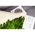 Miniatyrbilde 2 av 5: Juleputetrekk 45*45cm Gårdshus Juledekorasjon Snømann Krans Feriedekorasjon Pudeboks for Hjem Sofa