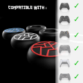 Miniatyrbillede 2 af 5: 4 Thunder Caps tilbehør Thumb Grip PS4 PS5 tilbehør til PS5 Controller PS5 Controller Stick Joystick silikonespids til Xbox Series PS5 PS4 Cont