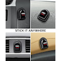 Pikkukuva 3 / 4: Auton kojelaudan liimakoukut, auton liimakoukut logolla, 3M itseliimautuvat koukut USB-avaimelle/kaapelille, yhteensopiva Audi A A3 RS3 A4 A5 A6 A7 R