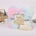 Miniatyrbilde 1 av 5: Koselig plysseteppe Stue teppe Mikrofiber fleece teppe Sofa teppe Dagtid Air condition teppe Lys for sofa seng (syv farge lys80