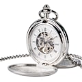Miniatyrbilde 1 av 4: Mekanisk lommeur Steampunk lommeur Retro skjelett anheng lommeur Gull lommeur lommeur