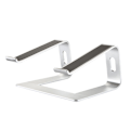 Miniatyrbillede 3 af 5: Bærbar computer stand, ergonomisk bærbar computer stand til skrivebord, notebook stand passer til de fleste 10-17\" bærbare computere, rumgrå
