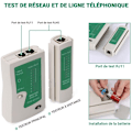 Miniatyrbillede 3 af 5: Professionelt 9 i 1 Netværkstester Netværkskabel Reparationsværktøjssæt Netværksvedligeholdelsesværktøjssæt LAN Tester Netværksværktøjssæt til DIY, Hjem, Fabrik