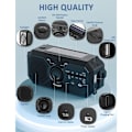 Pikkukuva 5 / 5: Kannettava radio kampi aurinkoradio selviytymisradio am/fm Dynamo USB-C Radio 2500mAh ladattava LED taskulampulla hälytys SOS Pieni Radio Bush ulkokäyttöön C