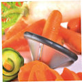 Miniatyrbilde 2 av 5: 1 stk - Grå kjøkken frukt grønnsak gulrot agurk spiral slicer skjæring og kutting verktøy grønnsak rullende blomst slicer