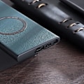Pikkukuva 5 / 5: Magneettinen Magsafe-kotelo yhteensopiva Samsung Galaxy S23 Ultra -puhelimen kanssa, PU-nahkainen suojakotelo