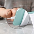 Miniatyrbilde 2 av 5: 4-pak justerbart sammenleggbart plastskrivebordsstativ for 6-11 tommers nettbrett, kompatibel med iPhone 12 Pro Max 11 Samsung Galaxy Noten Android alle smarttelefoner
