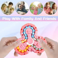 Miniatyrbilde 2 av 5: 3PC 3D-puslespill magisk kubebønneleke, roterende fingerspeed kubeleke for voksne, praktisk spinner fidget-leke, jul, bursdag, nyttårsgave for barn A