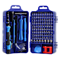 Miniatyrbild 1 av 5: Precisionsskruvmejselset, skruvmejselset professionella reparationsverktyg 115 i 1 set multifunktionell magnetisk skruvmejsel för Iphone Laptop Mac Watch To