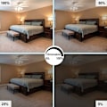 Miniatyrbild 5 av 5: R7S LED 118 mm med variabel intensitet 10 W, glödlampa R7s 118 mm varmvit 3000 k, 360 grader, linjär sockel, flimmerfri, 2-pack [energiklass A ++]