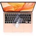 Miniatyrbild 1 av 5: Tangentbordsskydd Kompatibel med 2021 2020 Nya M1 MacBook Air 13,3 Tum A2337 A2179 med Retina-skärm  Touch ID, QWERTY EU-layout, Genomskinlig TPU