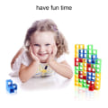 Miniatyrbild 5 av 5: 32 block balansstaplingsspel, 2-personers stapling attack team block leksaksspel för barn vuxna familjeresor fest, pojkar flickor presenter
