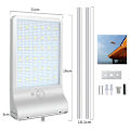 Miniatyrbilde 3 av 3: To 36led med Sterk Solcellebelysning for Hage, Oppladbar med Bevegelsessensor