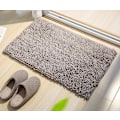 Pikkukuva 1 / 2: Pehmeä Shag Kylpymatto Matto Keittiön Ovi Jalat Matto Liukumaton Imeytyvä Nauha Ovimatto Kylpymatto Suihku Shaggy Matto - 40 x 60 cm, Harmaa
