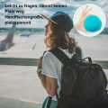 Miniatyrbilde 5 av 5: Oppblåsbar sammenleggbar nakkepute, U-formet oppblåsbar pute, oppblåsbar reisepute, ultralett reisepute, reisepute for Av