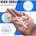 Miniatyrbillede 5 af 5: 5 Dele Anti-returventil i Plast fejlfri klap klap anti-returventil i anti-ozon vandstop til vandbehandling, translucent-6mm