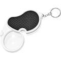 Miniatyrbillede 1 af 5: 1 Kompartment LED Lup - Håndholdt Lup - Håndholdt Lup - HD Forstørrelsesglas med 45mm Diameter Flip Linse - Velegnet til Læsning, Gå