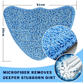 Miniatyrbilde 3 av 5: 4 stk. dampmoppputer for Vax dampmopper S85-CM S86-SF-CC S86-SF-C og flere, mikrofibermopp rengjøringsputer erstatning mopp pute