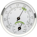 Miniatyrbild 1 av 5: Termometer hygrometer inomhustemperatur temperatur luftfuktighetssensor detektor mätning för hus garage växthus vinkällare