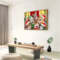 Miniatyrbild 3 av 5: Diamantmålning Kit för Vuxna, Jul Katter Diamantkonst 5D DIY Full Borr Rund Rhinestone Julgåva för Barn Hem Väggdekor 12x17 tum