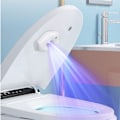 Miniatyrbillede 2 af 3: Ultraviolet toiletrensningslampe bærbar hjem badeværelse hotel hotel desinfektion smart induktion toilet sterilisator
