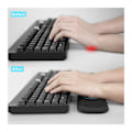 Miniatyrbillede 3 af 5: Tastatur og musehåndledsstøtte med polstret memory foam håndledsstøtte til kontor, computer, bærbar computer