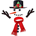 Miniatyrbild 1 av 5: Snögubbe Kit, Snögubbe Dekoration Kit 15 Delar Snögubbe Tillverkning Kit Vinterfest Barn Utomhusleksak Dekoration Jul Semester Dekoration Present