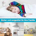 Miniatyrbillede 4 af 5: Gasdetektor 85 db bygas naturgas LPG PROPANE GPL GAS ALARMER ENCHABLE Gasalarm med blinkende lysalarm og digitalt display til huset, th