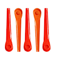 Miniatyrbilde 1 av 3: 100 plastblader for gressklipper: l70 sekskant plastblad 9825 maskin hage plen vanlig hage