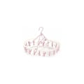 Miniatyrbillede 1 af 5: Baby børneklips til ophængning af bøjler plastik bøjle Tan sokkeundertøj rack folde clips tøjstang 1, Lotus rod stivelse