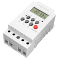 Pikkukuva 1 / 5: Ohjelmoitava digitaalinen ajastin AC 220 V 25 A, Elektroninen ajastinohjain DIN-kiskolle LCD- ja kellonäytöllä