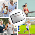 Miniatyrbillede 4 af 5: Skridttæller, Kalorietæller med Stor LCD-skærm Bærbar Skridttæller med Taljeklips til Jogging, Vandring, Løb, Gåtur