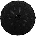 Miniatyrbilde 5 av 5: （Svart）Våren Høst Beanies Dame Håndlaget Heklet Slouchy Beanie
