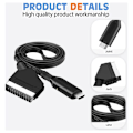 Pikkukuva 5 / 5: Scart–HDMI-kaapeli – Scart–HDMI-adapteri – All-in-One Scart–HDMI 1080p/720p ääni- ja videomuunnin