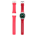 Miniatyrbillede 2 af 5: Rød Fantek rem til Samsung Gear S2 - Sport Style blød silikone udskiftningsrem fungerer til Samsung Gear S2 Smart Watch SM-R720 SM-R730 version kun