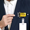 Miniatyrbild 4 av 5: 4 st akryl badge rulle med infällbar klämma, studentgåva, infällbar badgehållare, badgehållare