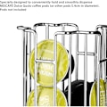 Miniatyrbild 3 av 5: Silver kaffekapslar stöd, Distributör Kapslar för 24 Dolce Gusto kapslar, Förvaringsstöd, 360 graders Räckvidd Kapslar