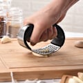 Miniatyrbillede 3 af 4: Stål hvidløgspresse - sort hvidløgspresse