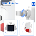 Miniatyrbilde 4 av 5: Solar Human Body Induction Infrarød Lyd- og Lysalarm 120dB Alarm Strobelys, Egnet for Hjem, Gård, Låve, Villa, Hage