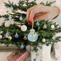 Miniatyrbild 3 av 5: 12-pack kristallglas julgranskulor, 0,87 tum mini AB färgglada prismatiska kulor julgransprydnader för juldekorationer