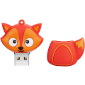 Miniatyrbilde 2 av 4: Plastisk tegneserie U-disk PVC plastisk tegneserie U-disk Mote dyr Flash-disk 128GB (Liten rev)