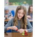 Miniatyrbild 3 av 4: 3x3x3 Pyramid Magic Speed Cube Triangle 3D Pusselkub Svart för Barn och Vuxna