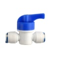 Miniatyrbillede 2 af 2: 4 pakke inline-haneventiler til 1/4\" LDPE køleskab fryser omvendt osmose filtersystem