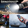 Miniatyrbild 5 av 5: 6000mAh Mini Elektrisk Luftpump, Bärbar Luftkompressor Sladdlös Däckuppblåsare 150PSI med Digital LCD-display, Elektrisk Cykelpump med LED-ljus fo