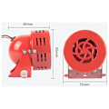 Miniatyrbillede 2 af 5: 220V 110Db Mini Kablet Sirene Metal Motor Alarm Industriel Lyd Elektrisk Tyveribeskyttelse til Hjemmekontor Butik Garage Sikkerhedssystem Kit,
