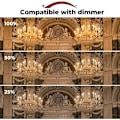 Miniatyrbilde 3 av 5: 42W E14 C35 Dimbar Halogenpære AC 220-240V Varmhvit 2700K E14 Transparent Halogen Bougie (10 stk)