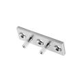 Miniatyrbillede 5 af 5: 64,6x20x15mm garniturer af 304 rustfrit stål gulvrulleføringsudstyr, til skydedøre