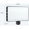 Miniatyrbilde 2 av 5: LED LED LED Panel RGB 3000K-8500K med variabel intensitet 12 CRI97 CRI Lyseffekter+ Integrert batteri med Cold Grift Adapter for Vlog Live Stre