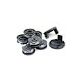 Miniatyrbillede 1 af 5: Lot med 6 F016800569 til trådløs Bosch EasyGrassCut 23   /26   /18   /18-230   /18-260   /18-26 og 2 ekstra hætter F016F04557-slip 1,6 mm, 4,9 m (kun f